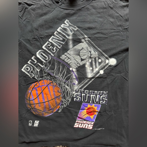 Vintage Phoenix Suns Shirt 90s Single Stitch XL - Picture 3 of 8